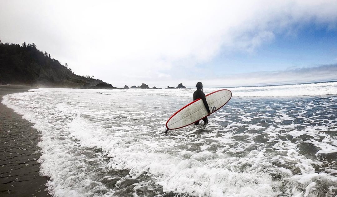 Surfing Oregon